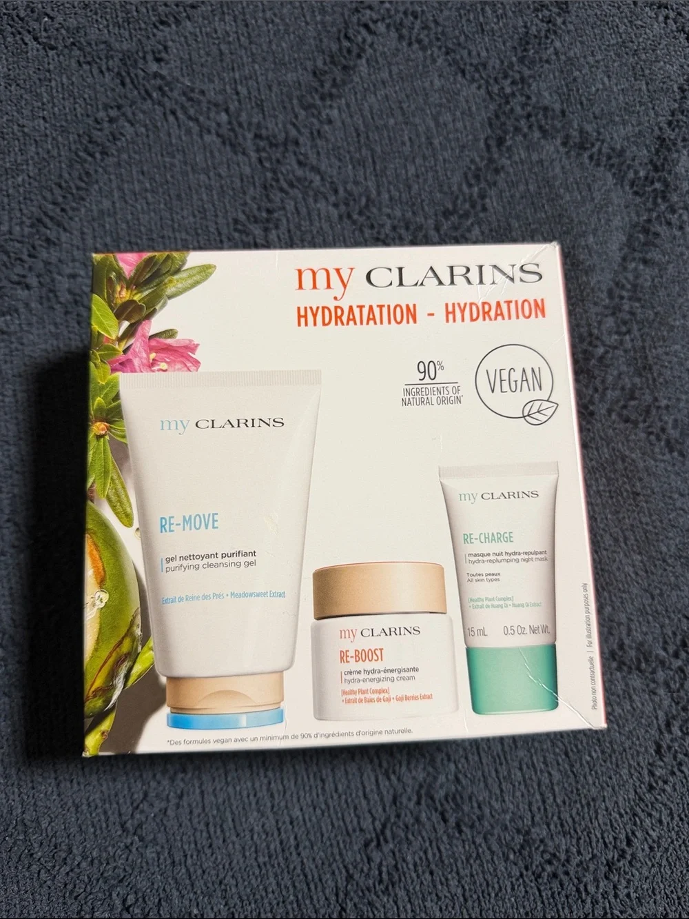 My Clarins Hydration Skincare Trio hydratation kit